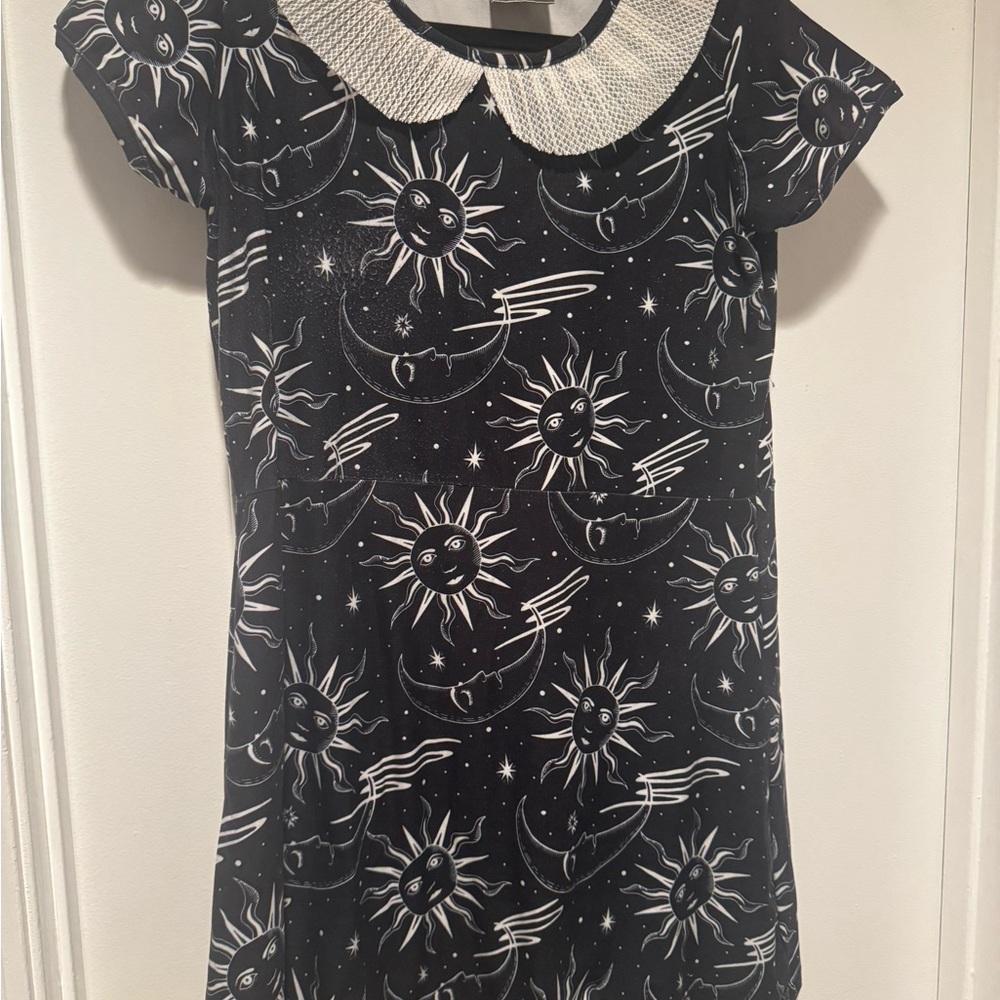 Too Fast Celestial Collar Dress
